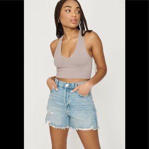 Garage Vintage Cut Off Short - Robin Blue